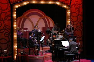 The Band: Carlton Astor Holes III, Reggie Pittman, Jay Branford, James Burton, Paul Beaudry and Willard Dyson @ BroadwayWorld The Band: Carlton Astor Holes III, Reggie Pittman, Jay Branford, James Burton, Paul B Photo