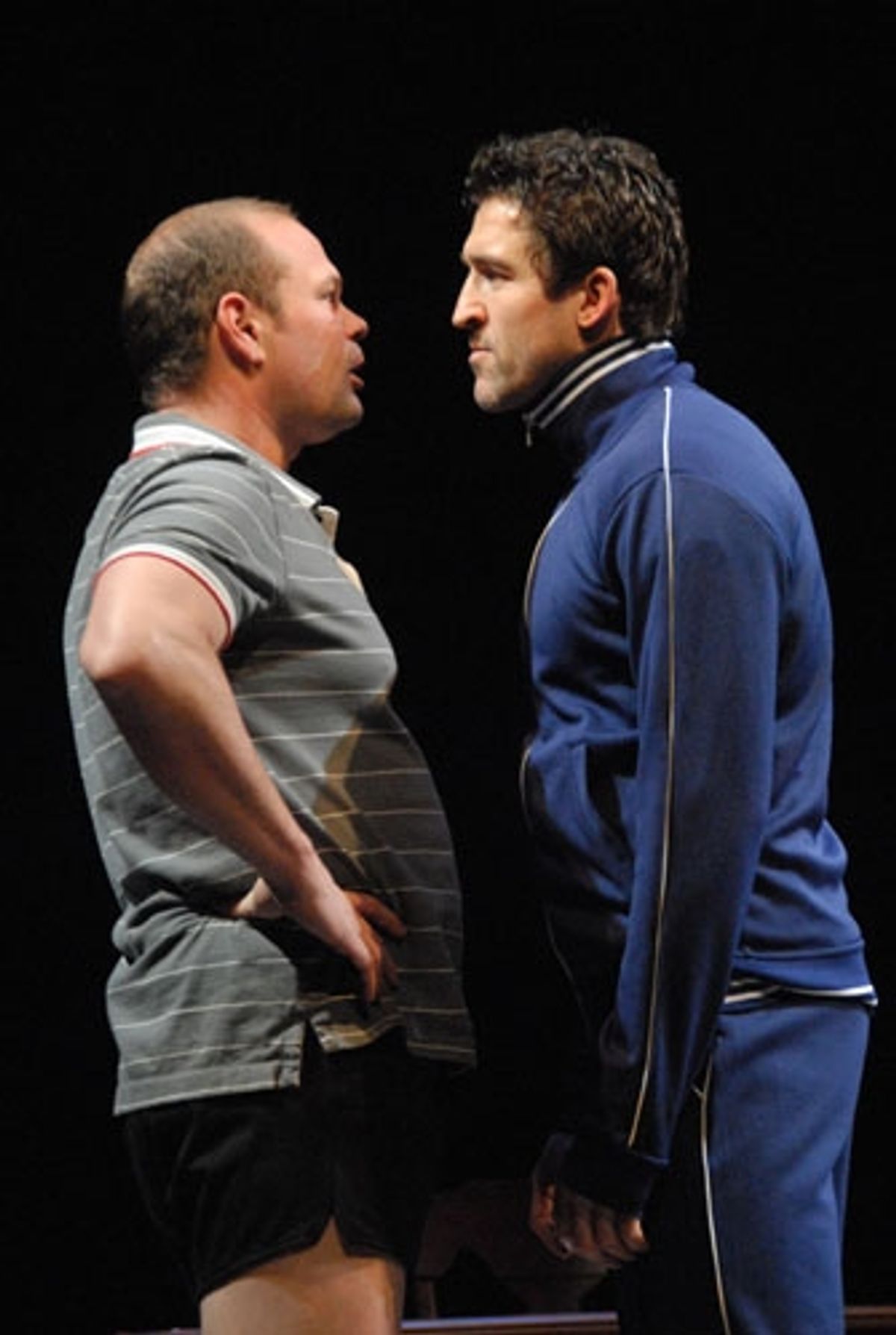 l-r: Chris Bauer and Jonathan Cake at 