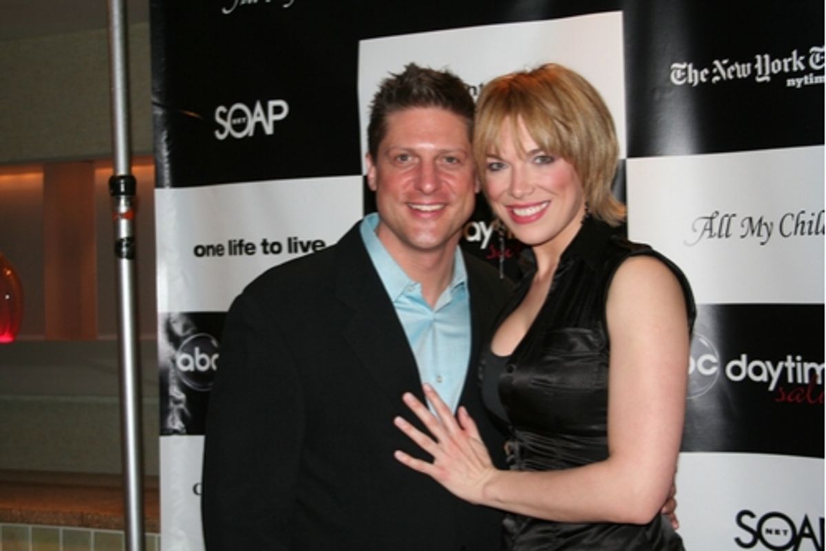 Christopher Sieber (Spamalot, Shrek) and Hannah Waddingham (Spamalot) at 