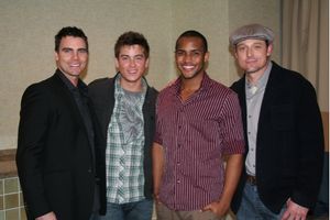 Colin Egglesfield (AMC), Brandon Buddy (OLTL), Sterling Sulieman (AMC) and David Chis Photo