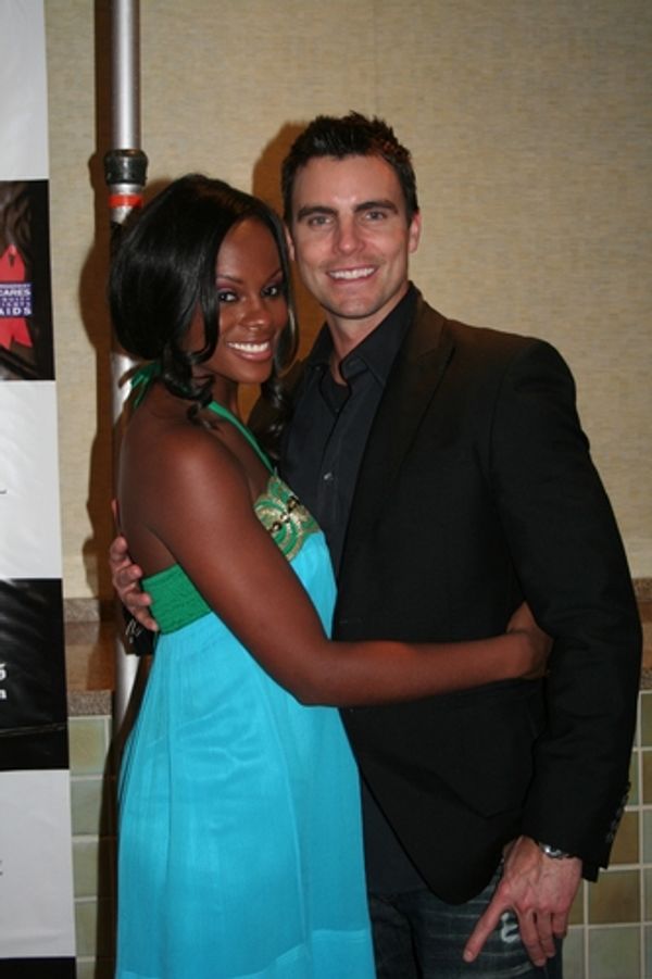 Tika Sumpter (OLTL) and Colin Egglesfield Photo