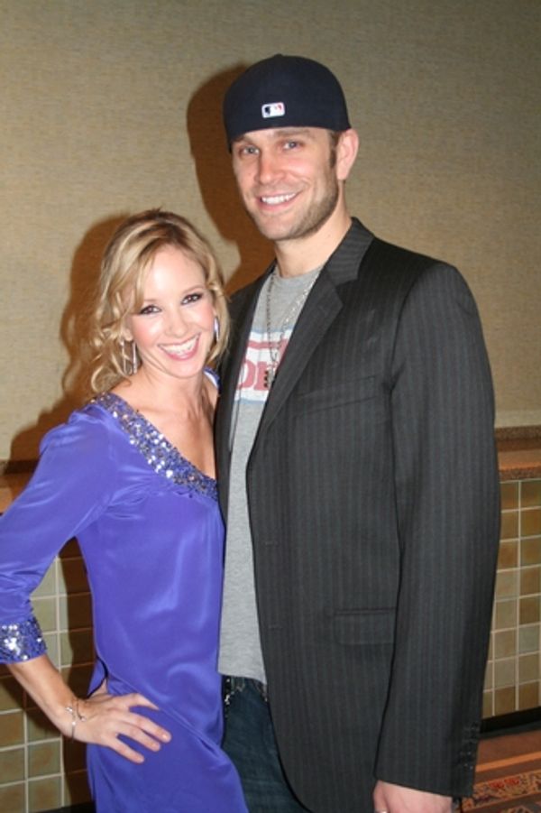 Justis Bolding (OLTL, Woman in White) and John Brotherton (OLTL) Photo