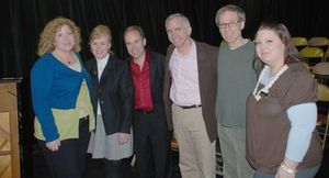 l-r: Lisa Cooney (Director of Education), Mickey McNany (Theatre School Director), St Photo