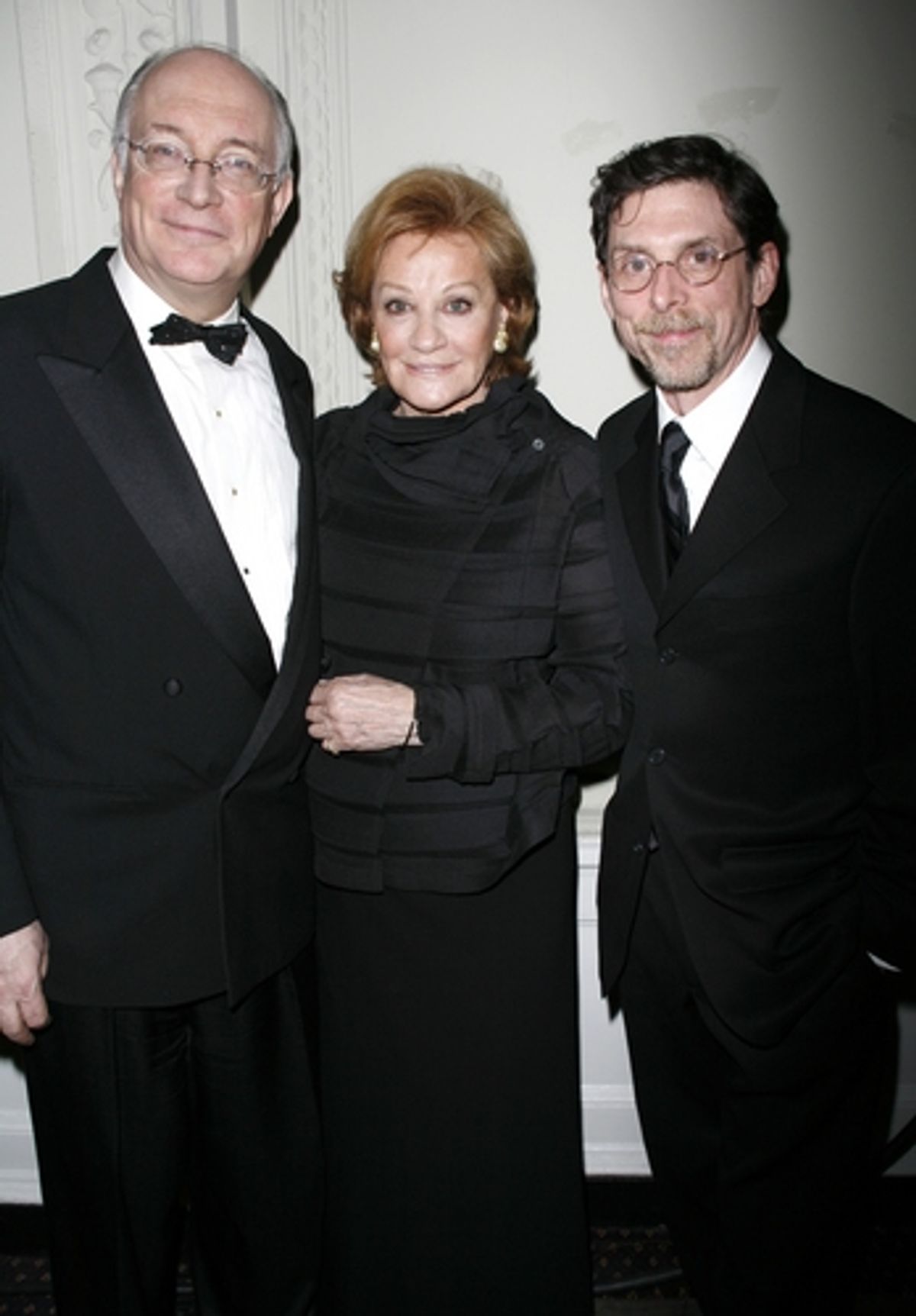 Simon Jones, Cynthia Harris and Scott Alan Evans at Julie Harris Honored at Actors Company Crystal Gala