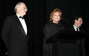 Simon Jones and Cynthia Harris Photo