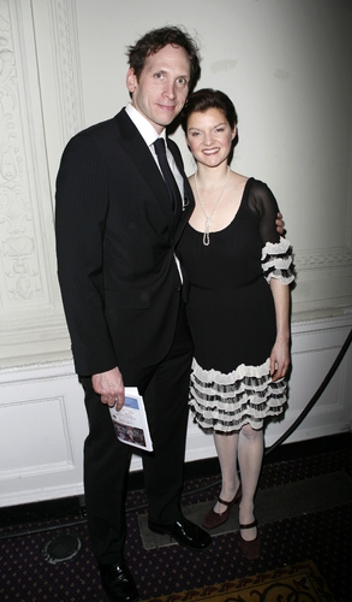 Steve Kunken and Mary Bacon at Julie Harris Honored at Actors Company Crystal Gala
