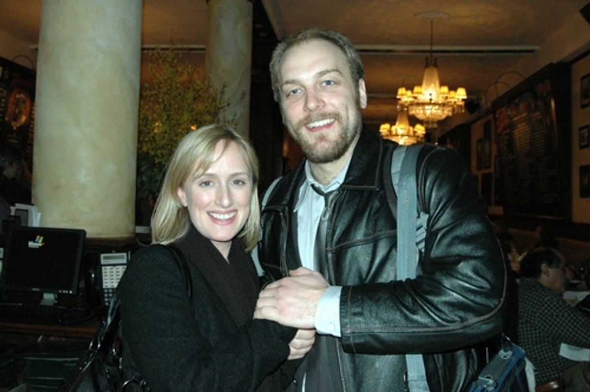 Jenna Russell and Alexander Gemignani at 