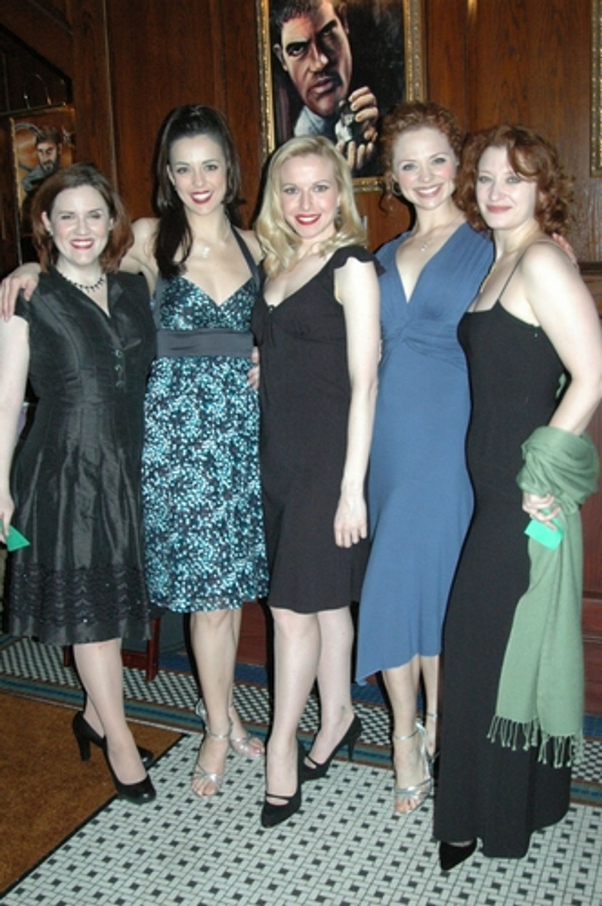 Donna Lynne Champlin, Erin Crouch, Meredith Patterson, Kristin Beth Williams, and Kerry O'Malley at 
