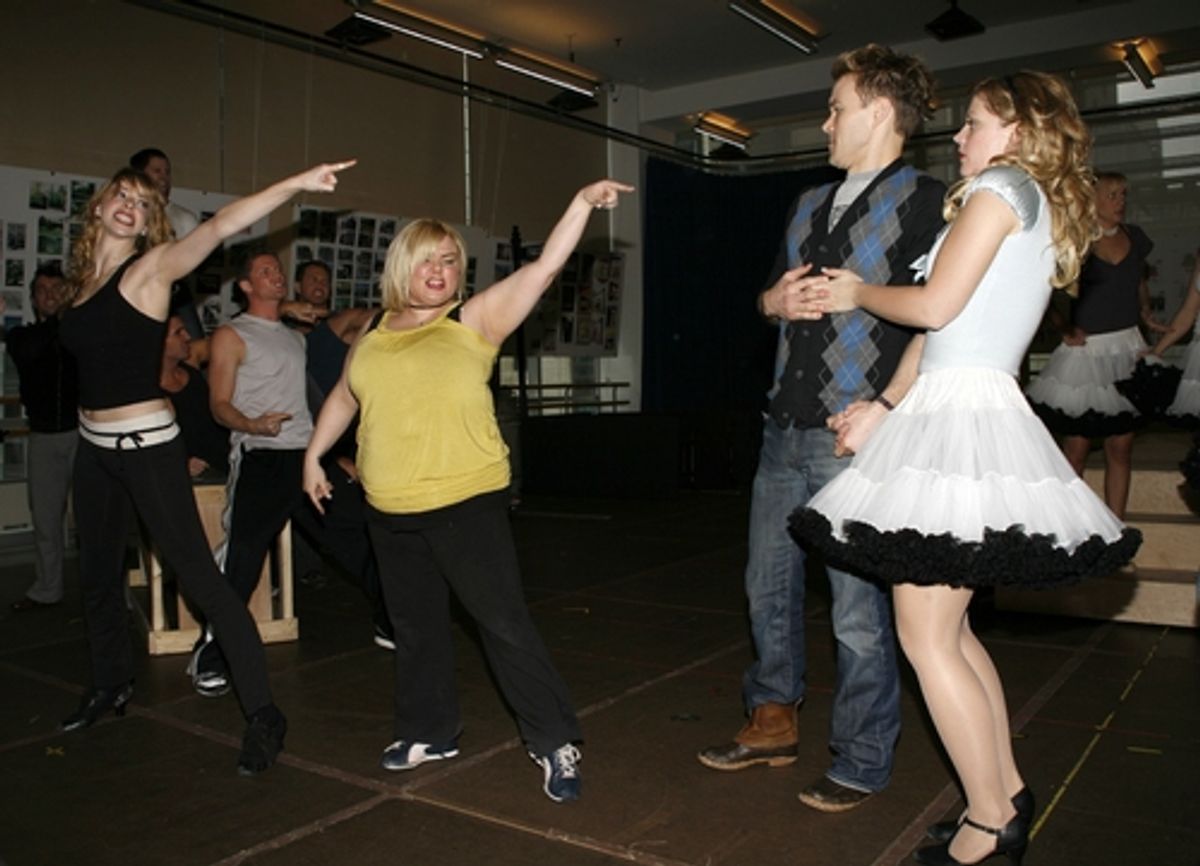 Carly Jibson, Christopher J. Hanke, Elizabeth Stanley and ensemble at 