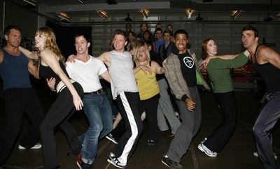 Carly Jibson, Spencer Liff, Christopher J. Hanke, Elizabeth Stanley and ensemble Photo