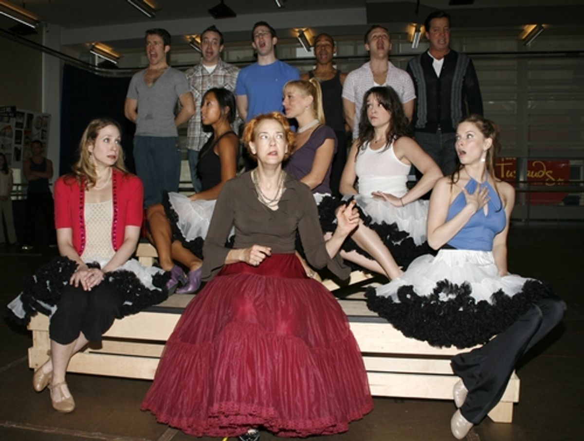 Harriet Harris and ensemble at 