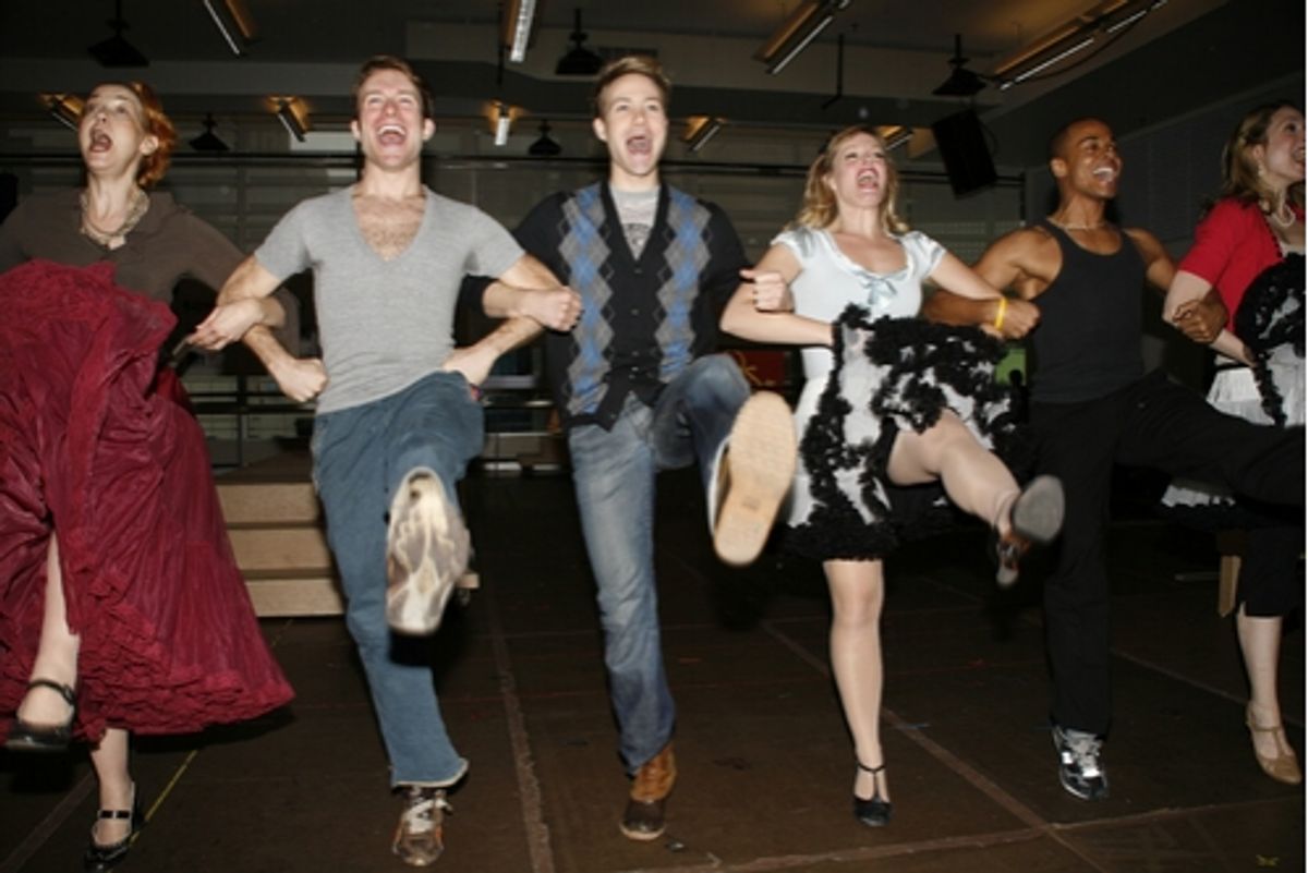 Harriet Harris, Christopher J. Hanke, Elizabeth Stanley and ensemble at 