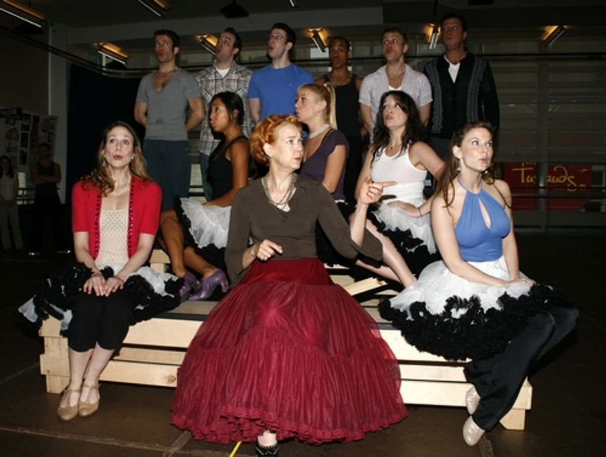 Harriet Harris and ensemble at 