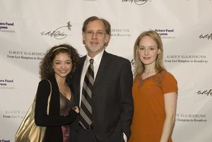 Original Grey Gardens cast member Sarah Hyland (now in "Lipstick Jungle"), Grey Gardens lyricist Michael Korie and Broadway's original Little Edie, Erin Davie @ BroadwayWorld Original Grey Gardens cast member Sarah Hyland (now in "Lipstick Jungle"), Grey Garde Photo