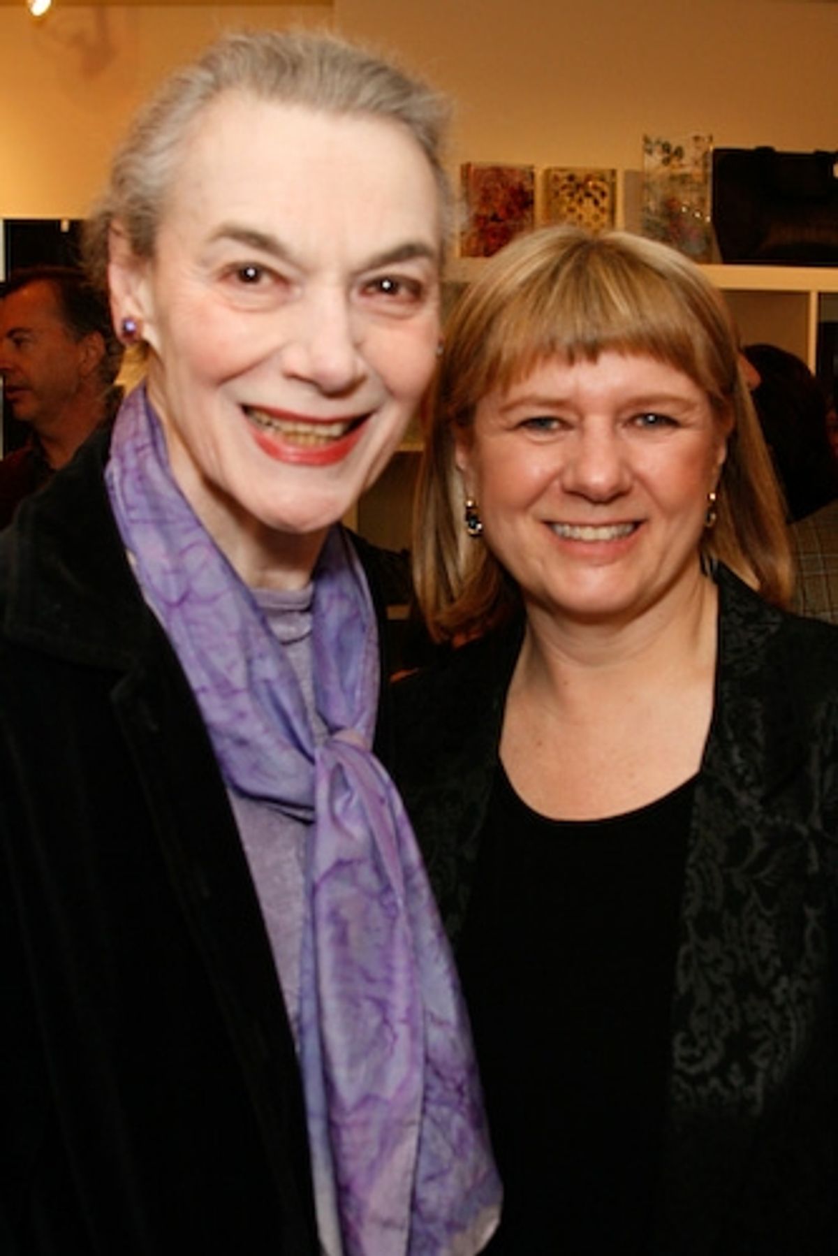 Marian Seldes and Kathleen Clark at 