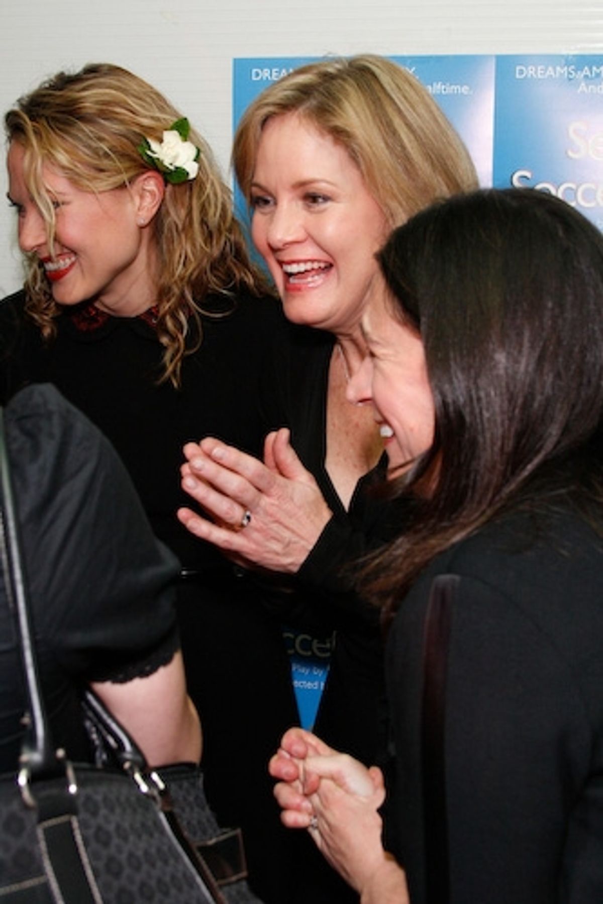 Caralyn Kozlowski, Nancy Ringham and Deborah Sonnenberg at 