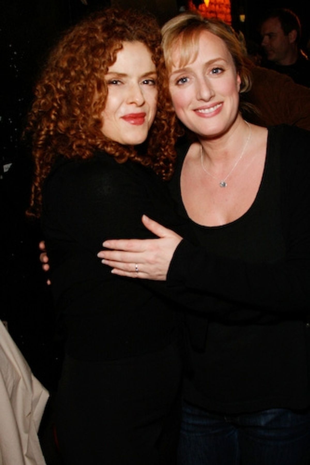 Bernadette Peters and Jenna Russell at 