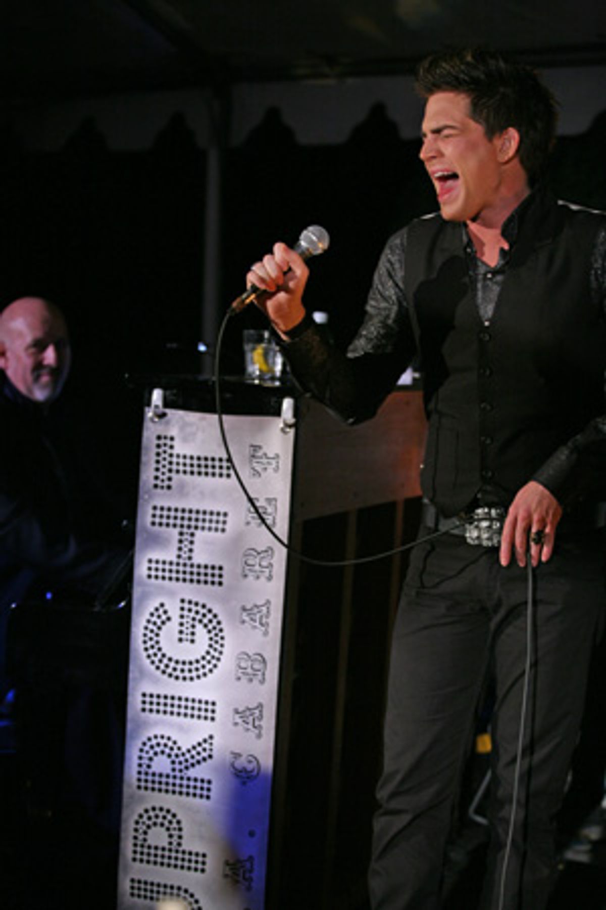 Gerald Sternbach and Adam Lambert at 