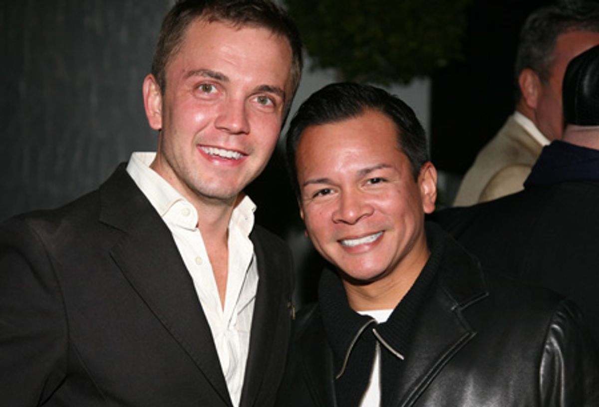 Shane Scheel and KESQ's Gil Diaz at 