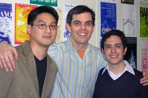 Tim Huang, York Associate Artistic Director Brian Blythe, and Adam Gwon @ BroadwayWorld Tim Huang, York Associate Artistic Director Brian Blythe, and Adam Gwon Photo