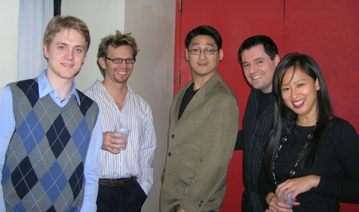 Shonn Wiley, Scott Thornton, Tim Huang, Doug Oberhamer and Marie-France Arcilla at 