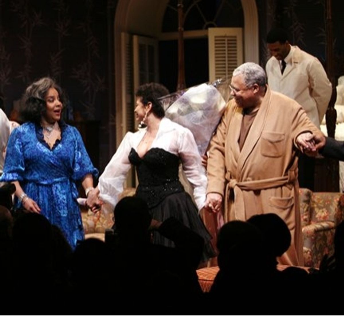 Phylicia Rashad, Debbie Allen and James Earl Jones at 