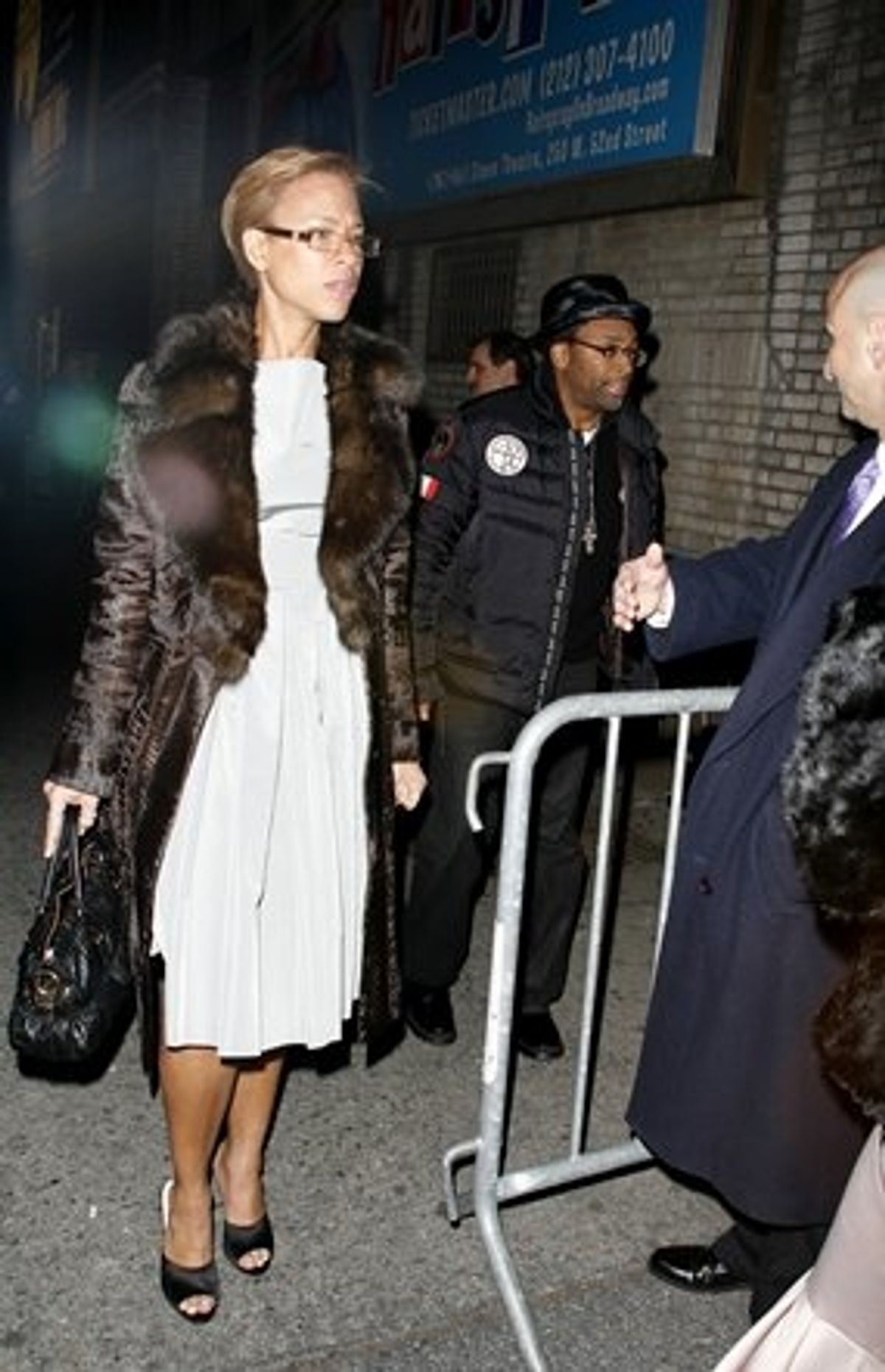 Spike Lee and wife at 