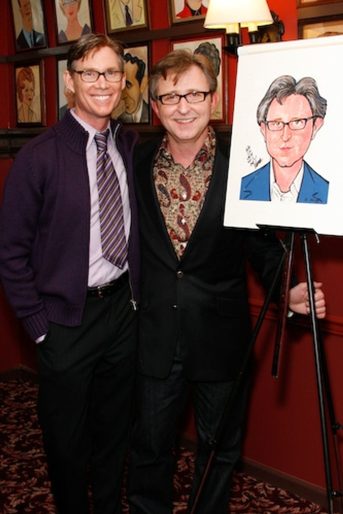 Thomas Schumacher and Matthew White at 