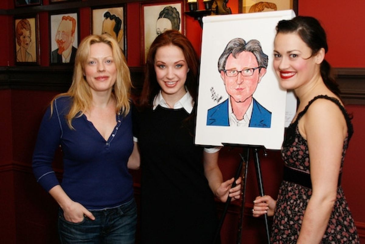 Sherie Rene Scott, Sierra Boggess, and Ashley Brown at 