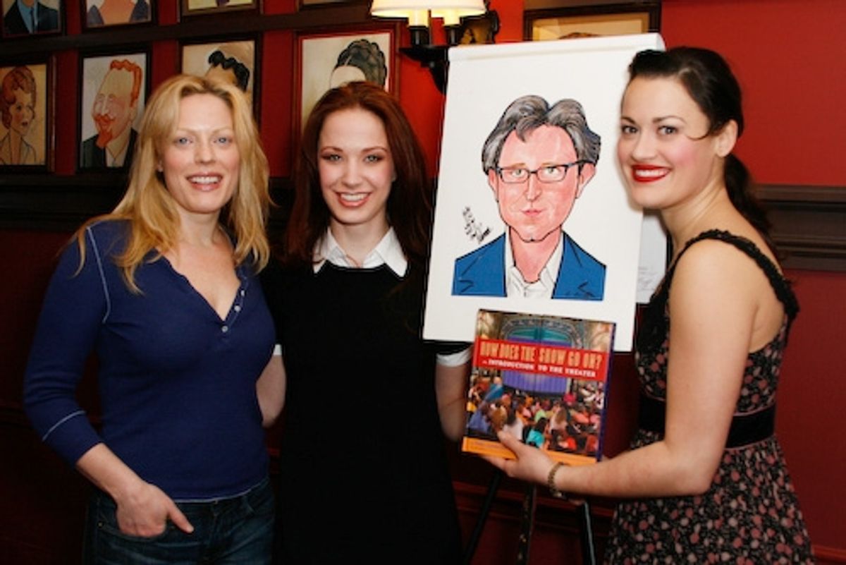 Sherie Rene Scott, Sierra Boggess, and Ashley Brown at 