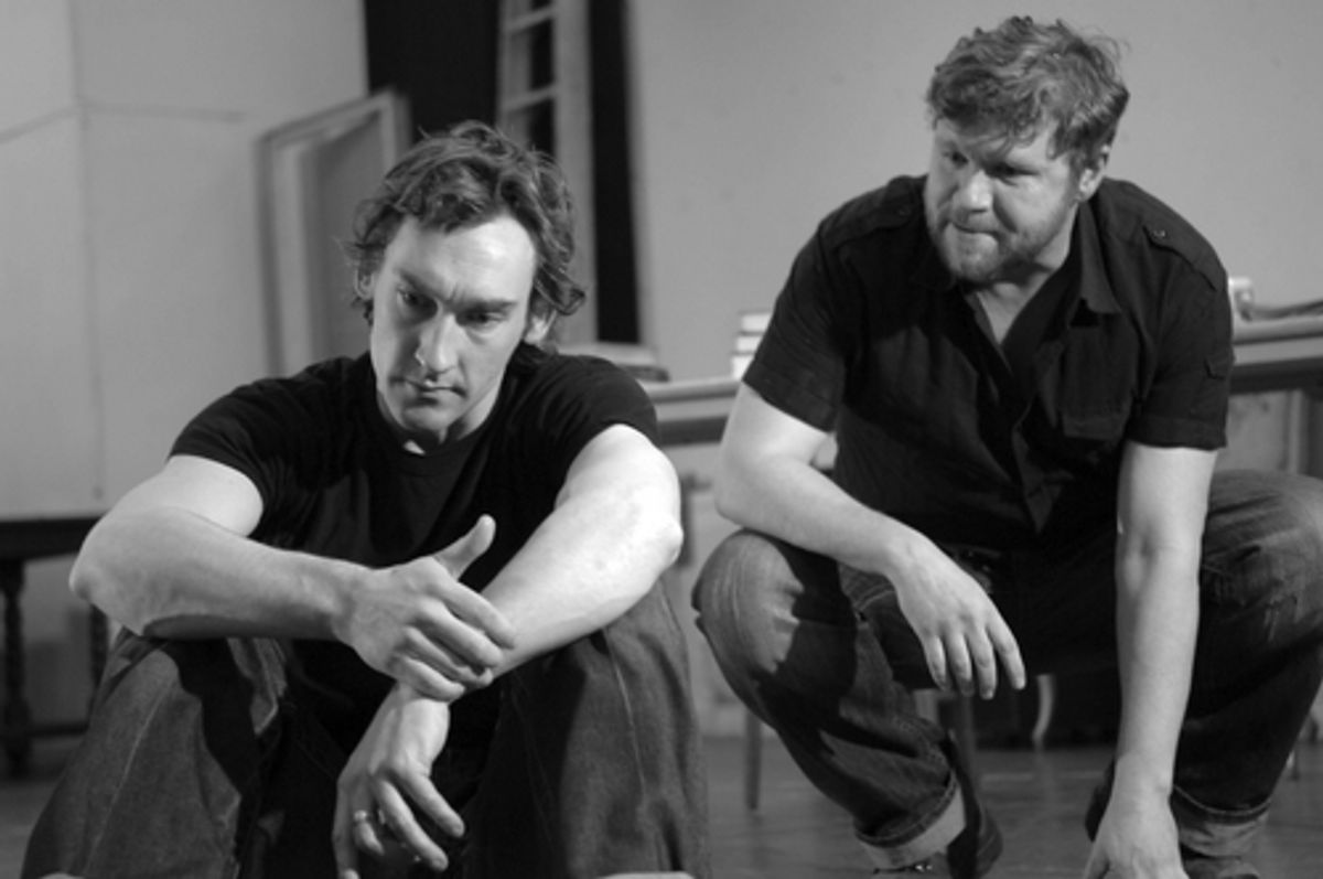 Joseph Mawle and Shane Attwooll at 