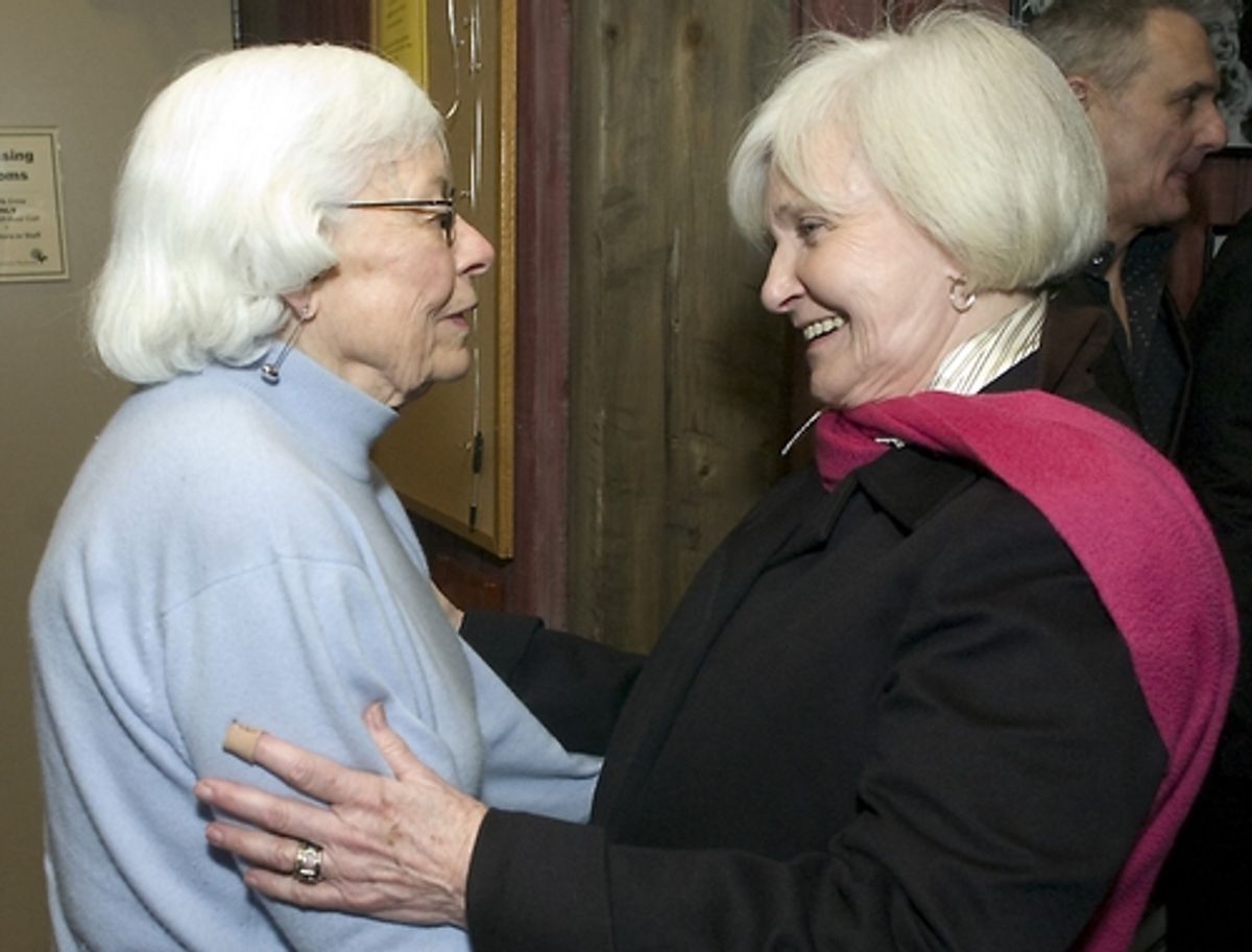 Helen Stenborg and Joanne Woodward at 