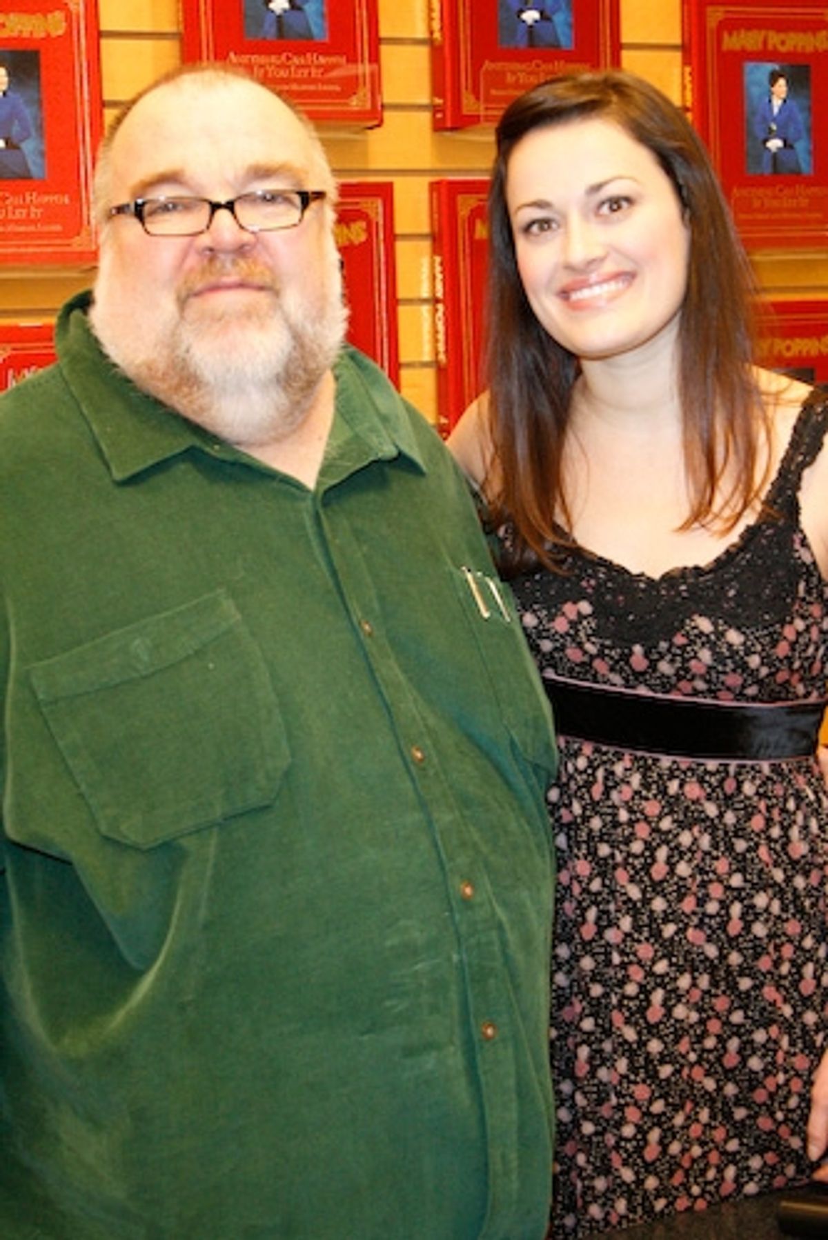 Michael Lassell and Ashley Brown
 at 