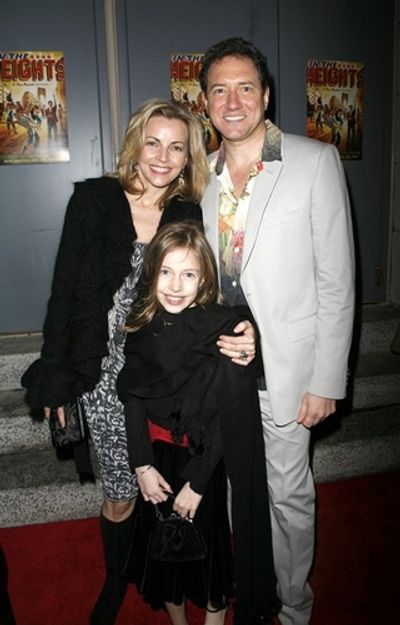 Kevin McCollum (Producer) with wife, Lynnette Perry, and daughter Photo
