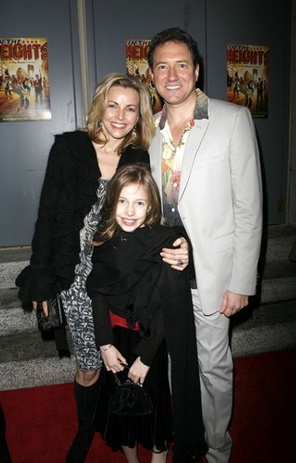 Kevin McCollum (Producer) with wife, Lynnette Perry, and daughter Photo