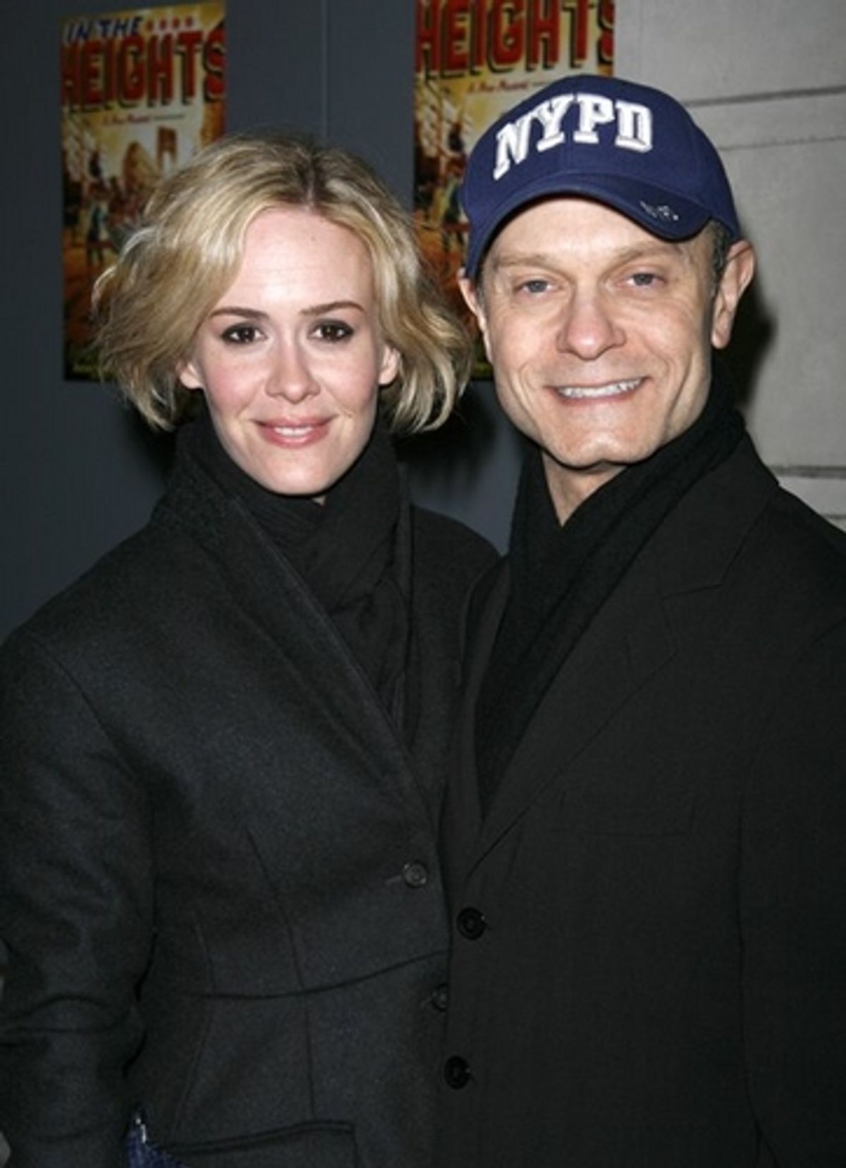 Sarah Paulson and David Hyde Pierce at 