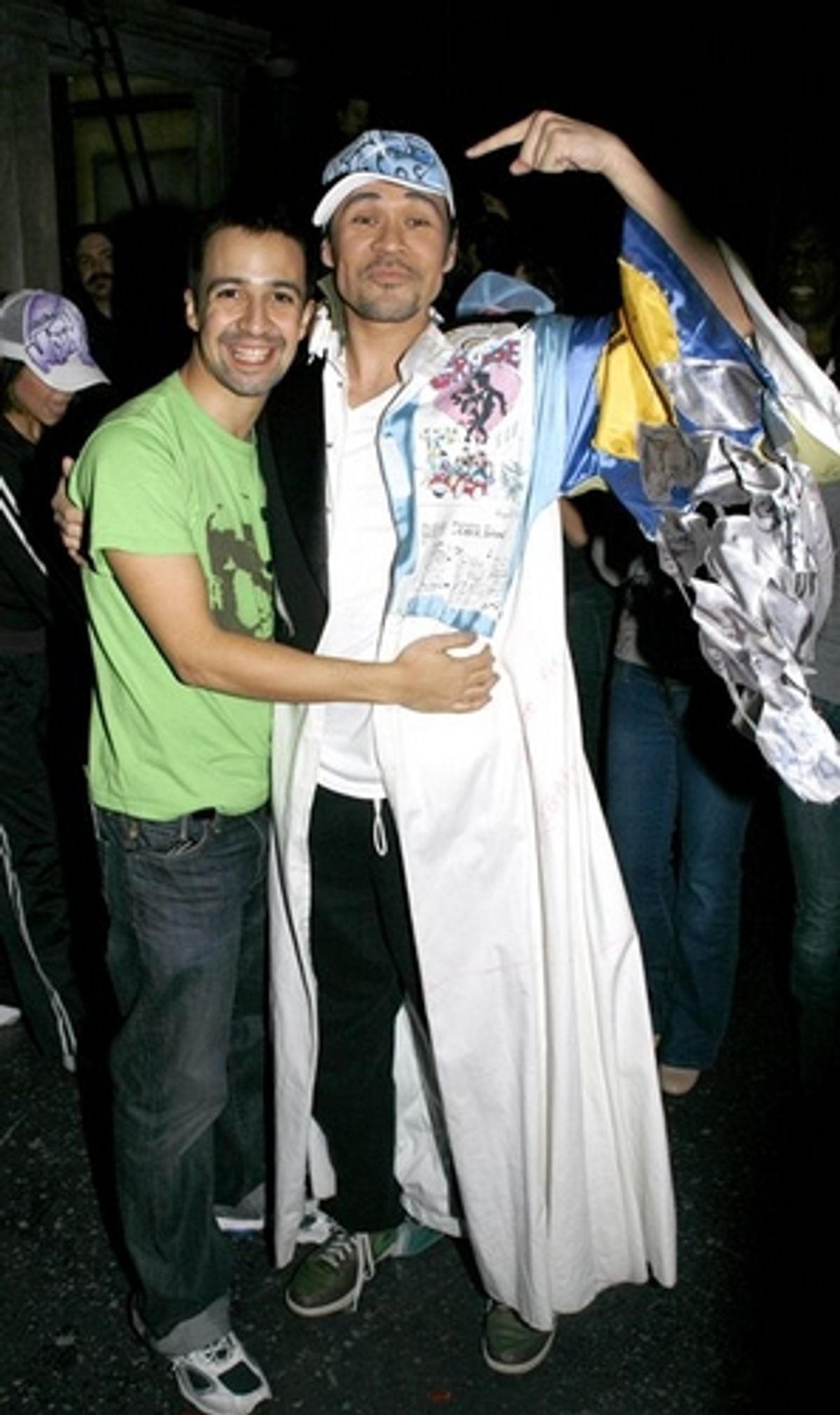 Lin-Manuel Miranda and Michael Balderrama at 