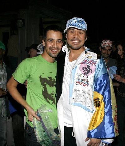 Lin-Manuel Miranda and Michael Balderrama Photo