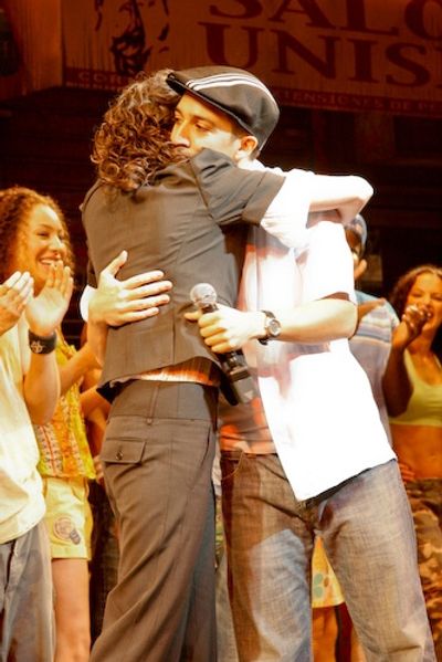 Quiara Alegria Hudes and Lin-Manuel Miranda
 Photo
