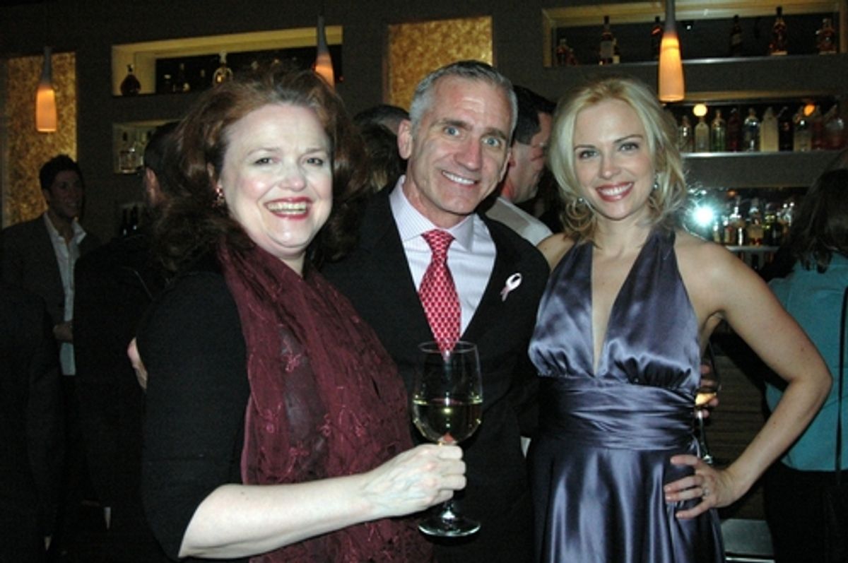 Charlotte Booker, Mark S. Hoebee (Artistic Director) and Kelly Sullivan at 