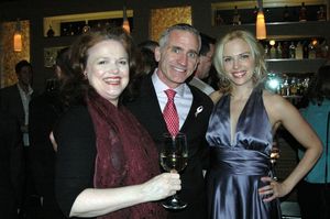 Charlotte Booker, Mark S. Hoebee (Artistic Director) and Kelly Sullivan Photo