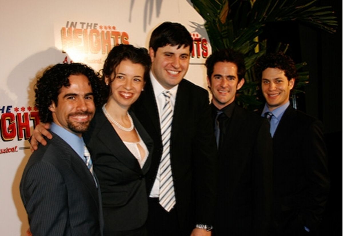 Alex Lacamoire, Quiara Alegria Hudes, Bill Sherman, Andy Blankenbuehler, and Thomas Kail at 