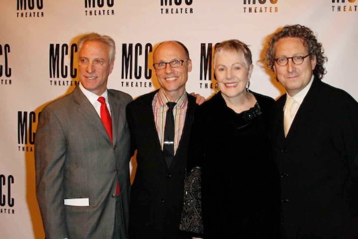 Robert LuPone,William Cantler, Lynn Redgrave, and Bernard Telsey at MCC Theater's Annual Gala 'Miscast'