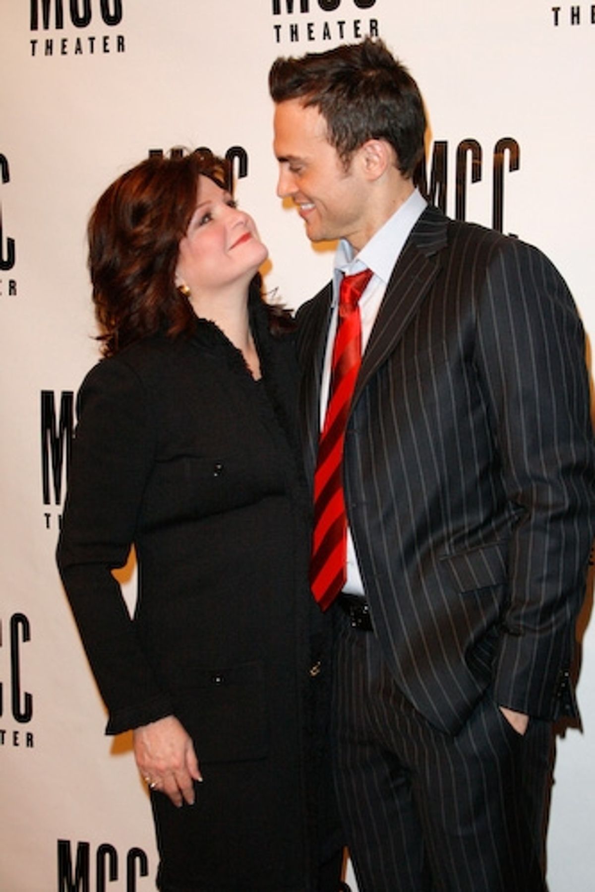 Faith Prince and Cheyenne Jackson at 
