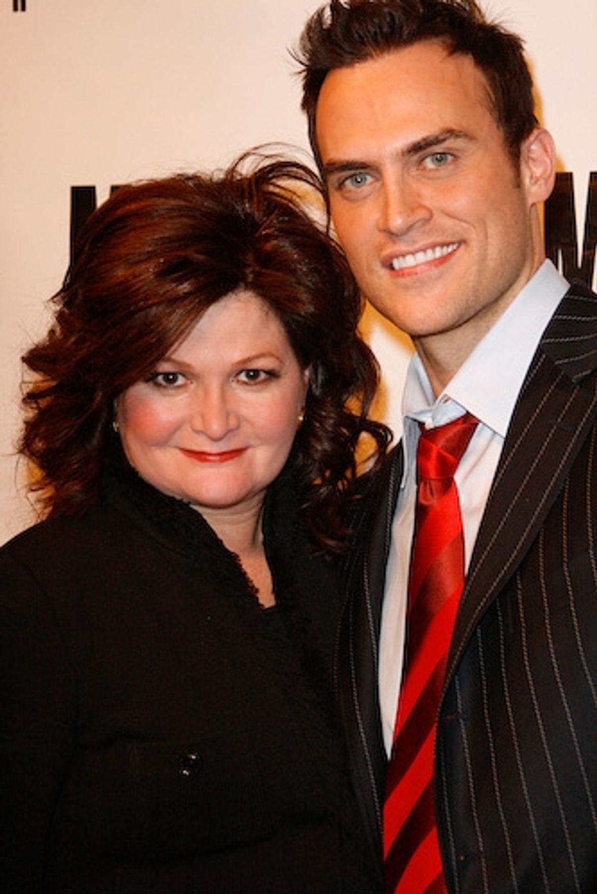 Faith Prince and Cheyenne Jackson at 