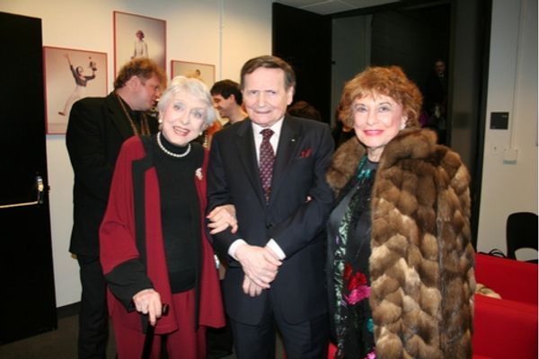 Celeste Holm, Byron Janis and Marian Javits Photo