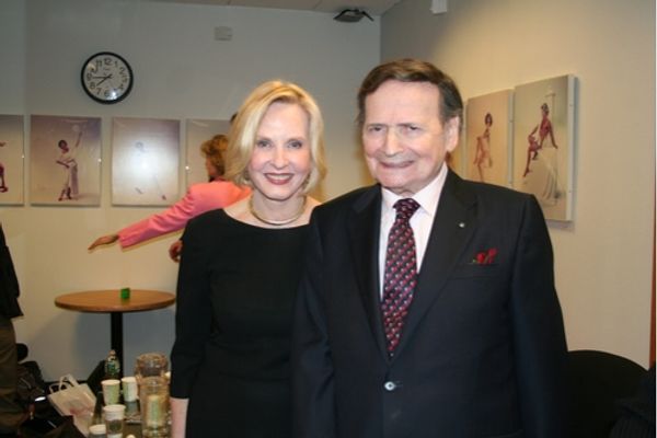 Pia Lindstrom and Byron Janis Photo