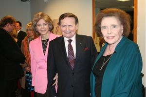 Maria Cooper Janis, Byron Janis and Patricia Neal Photo