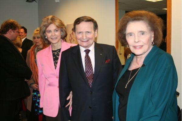 Maria Cooper Janis, Byron Janis and Patricia Neal Photo
