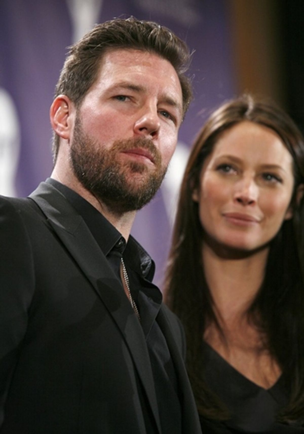 Ed Burns and Christy Turlington at 